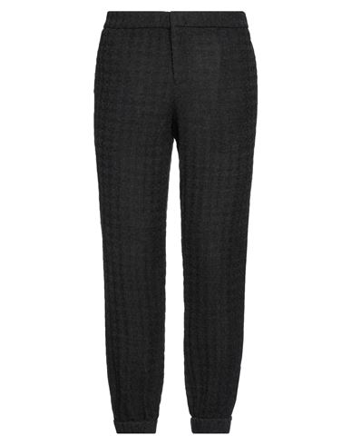 Emporio Armani Man Pants Steel Grey Size 34 Wool, Cotton