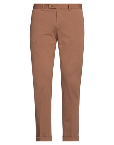 Bernese Milano Man Pants Brown Size 38 Cotton, Polyamide, Elastane
