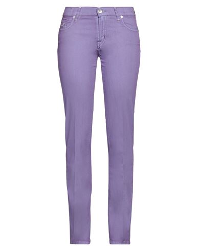 Jacob Cohёn Woman Pants Light Purple Size 28 Cotton, Elastane