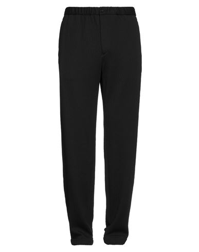 Emporio Armani Man Pants Black Size 40 Polyamide, Polyester, Viscose, Elastane