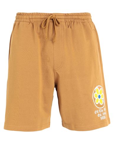 Vans Music Academy Fleece Short Man Shorts & Bermuda Shorts Mustard Size Xl Cotton In Yellow