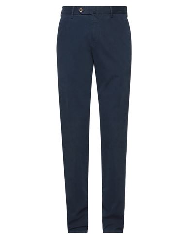 Pt Torino Man Pants Midnight Blue Size 40 Modal, Cotton, Elastane In Navy Blue