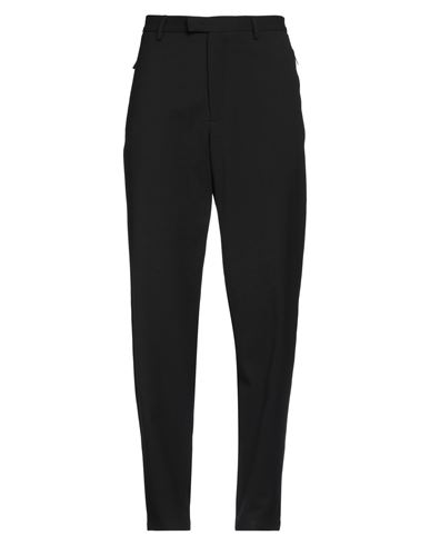 Emporio Armani Man Pants Black Size 40 Wool, Polyester, Elastane