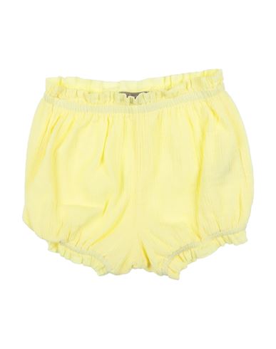 Emile Et Ida Babies' Émile Et Ida Toddler Girl Shorts & Bermuda Shorts Yellow Size 6 Cotton