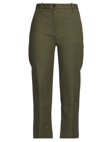 Nine In The Morning Woman Pants Military Green Size 29 Cotton, Elastane