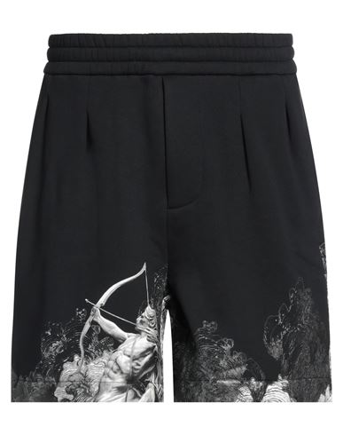 Emporio Armani Man Shorts & Bermuda Shorts Black Size M Cotton, Polyester