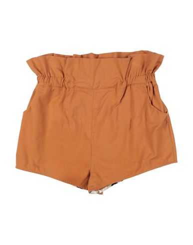Wolf & Rita Babies'  Toddler Girl Shorts & Bermuda Shorts Camel Size 4 Cotton In Beige