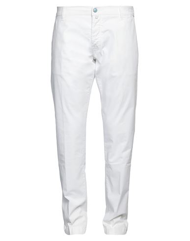 Jacob Cohёn Man Pants White Size 28 Cotton, Elastane