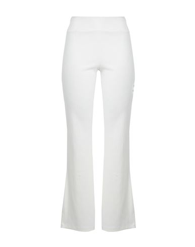 Puma Woman Pants Ivory Size L Polyester, Cotton, Elastane In White