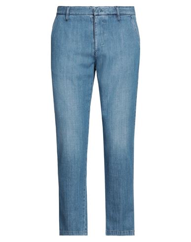 Berna Man Denim Pants Blue Size 34 Cotton