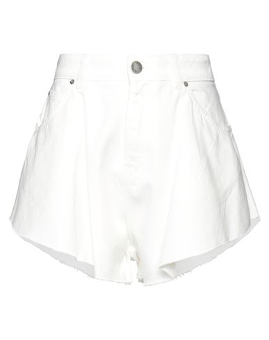 Pinko Woman Shorts & Bermuda Shorts White Size 28 Cotton
