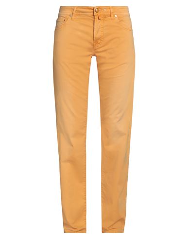 Jacob Cohёn Man Pants Ocher Size 32 Cotton, Elastane In Yellow