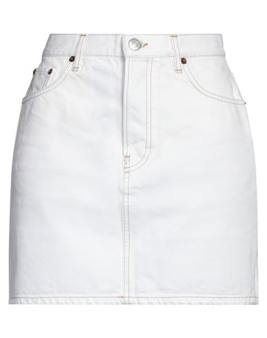 Jeansrock Damen Elfenbein M Damen