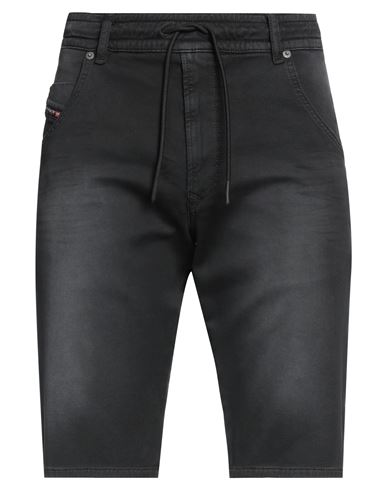 Diesel Man Denim Shorts Black Size 34 Cotton, Polyester, Elastane