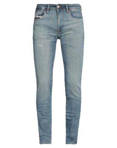 Shop Diesel Man Jeans Blue Size 33w-32l Cotton, Elastomultiester, Elastane