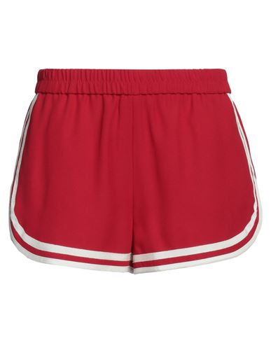 Red Valentino Woman Shorts & Bermuda Shorts Red Size 6 Acetate, Viscose, Polyester