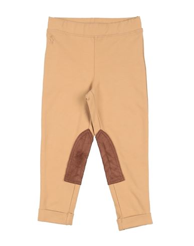 Polo Ralph Lauren Babies'  Toddler Girl Pants Camel Size 5 Cotton, Elastane In Beige