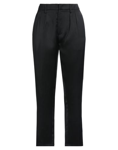 Dondup Woman Pants Black Size 27 Viscose, Linen