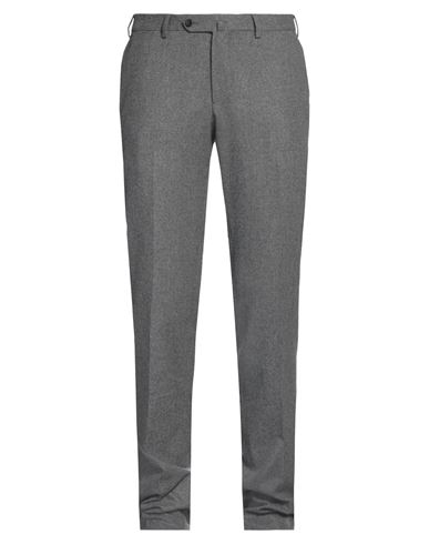 Isaia Man Pants Lead Size 38 Wool, Cashmere In Grey