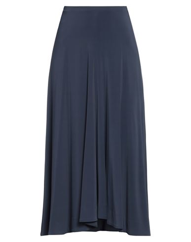 Shop Jil Sander Woman Midi Skirt Slate Blue Size 00 Viscose, Elastane