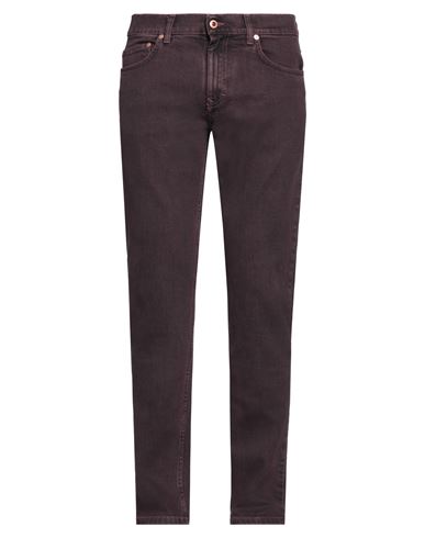 Harmont & Blaine Man Jeans Mauve Size 34 Cotton, Elastane In Brown