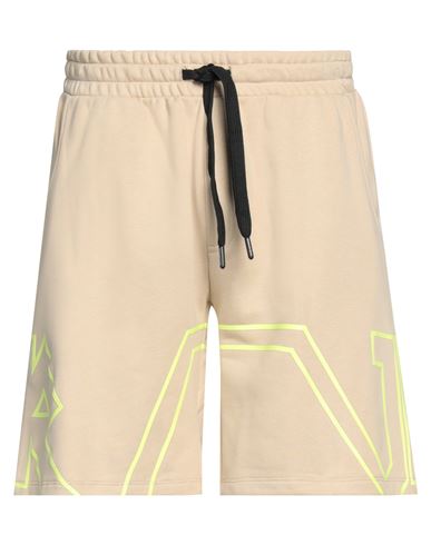 John Richmond Man Shorts & Bermuda Shorts Beige Size S Cotton