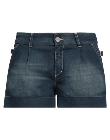 Jacob Cohёn Woman Denim Shorts Blue Size 27 Cotton, Elastane
