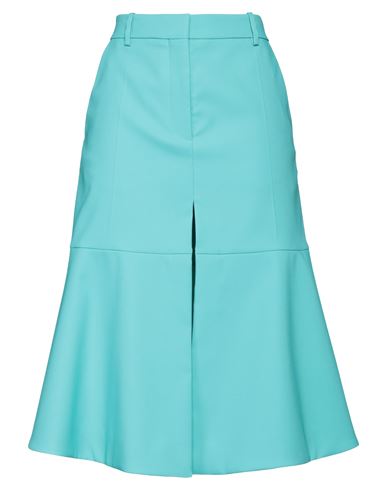 Stella Mccartney Woman Midi Skirt Turquoise Size 6-8 Polyester, Elastane In Blue