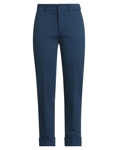 Berwich Woman Pants Blue Size 8 Cotton, Nylon, Elastane