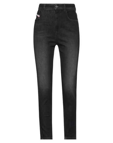 Diesel Woman Jeans Black Size 31w-30l Cotton, Elastomultiester, Elastane
