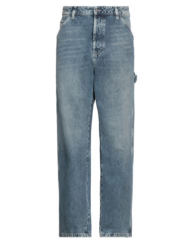Diesel Man Jeans Blue Size 34w-32l Cotton, Hemp