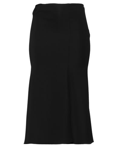 Versace Woman Midi Skirt Black Size 6 Polyester
