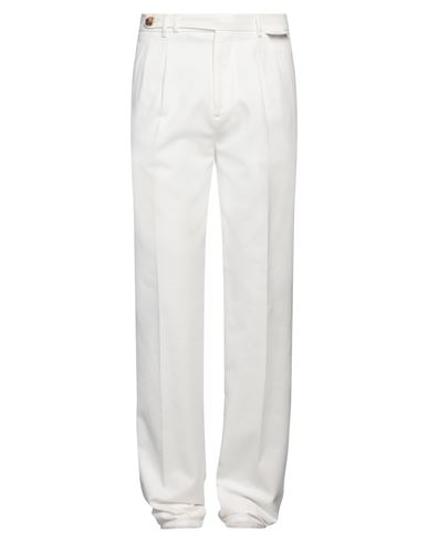 Brunello Cucinelli Man Pants White Size 36 Cotton In White