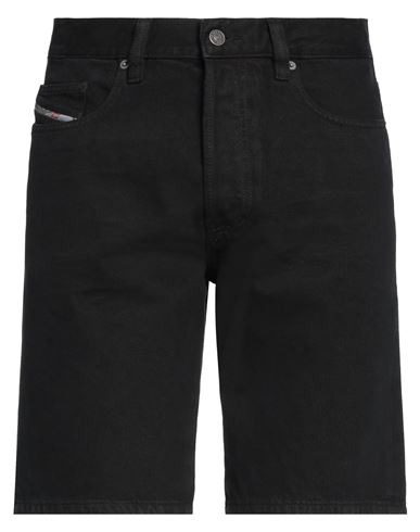 Diesel Man Denim Shorts Black Size 28 Cotton