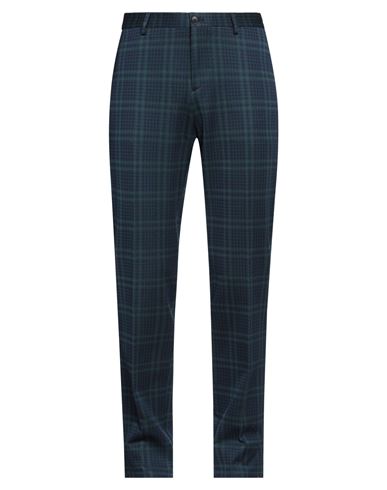 Etro Man Pants Navy Blue Size 36 Cotton, Polyester