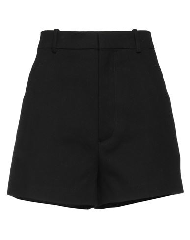 Ann Demeulemeester Woman Shorts & Bermuda Shorts Black Size 10 Cotton, Elastane