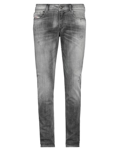 Diesel Man Jeans Grey Size 34w-32l Cotton, Elastomultiester, Elastane