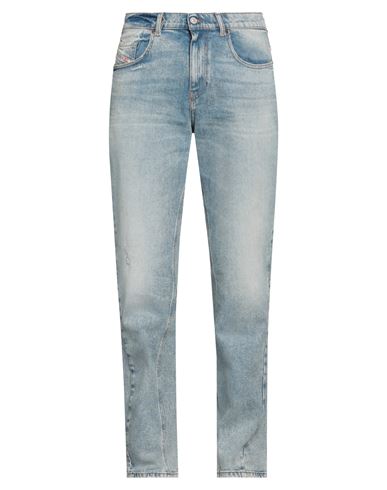 Diesel Man Jeans Blue Size 33w-32l Cotton, Elastane