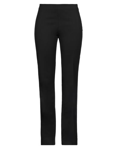Kocca Woman Pants Black Size 12 Cotton, Polyester, Elastane