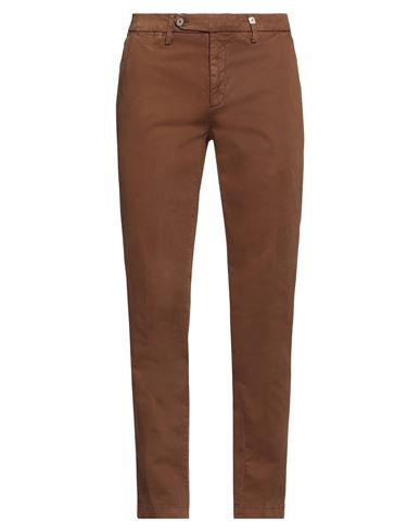 Myths Man Pants Brown Size 32 Cotton, Elastane