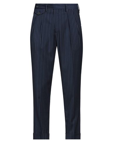 Gabardine Man Pants Blue Size 32 Polyester, Viscose, Elastane