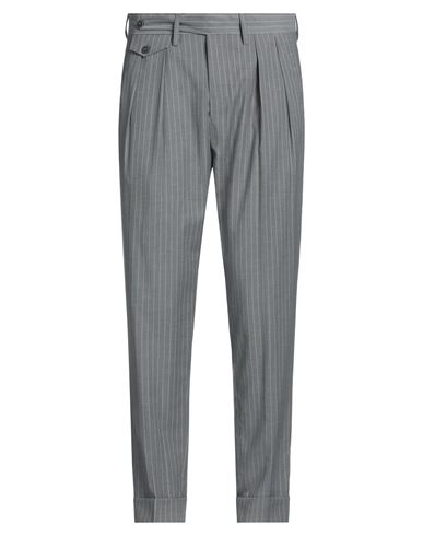 Gabardine Man Pants Grey Size 34 Polyester, Viscose, Elastane