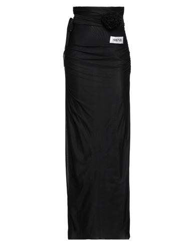 Shop Dolce & Gabbana Woman Maxi Skirt Black Size 8 Polyamide, Elastane