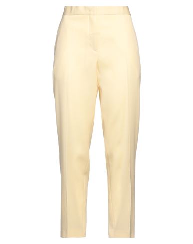 Jil Sander Woman Pants Pastel Yellow Size 8 Virgin Wool