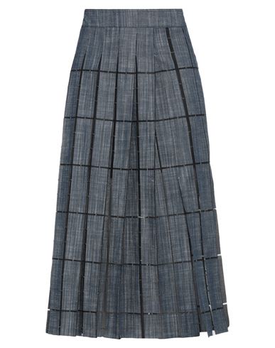 Aviu Aviù Woman Denim Skirt Blue Size 6 Cotton, Polyamide In Gray
