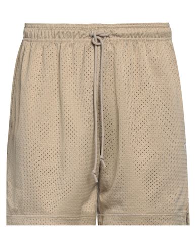 Nike Man Shorts & Bermuda Shorts Sand Size S Polyester In Beige