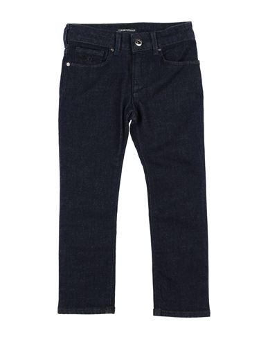 Shop Emporio Armani Toddler Boy Jeans Blue Size 6 Cotton, Lyocell, Elastomultiester, Elastane