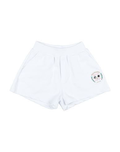 Shop Chiara Ferragni Toddler Girl Shorts & Bermuda Shorts White Size 6 Cotton, Elastane