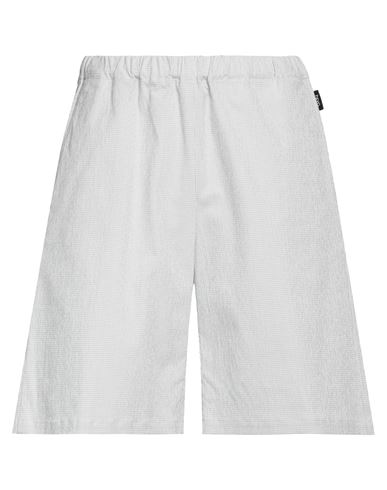 Hevo Hevò Man Shorts & Bermuda Shorts Light Grey Size L Cotton, Elastane