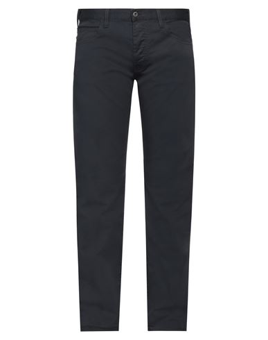 Emporio Armani Man Pants Navy Blue Size 31w-34l Cotton, Elastane